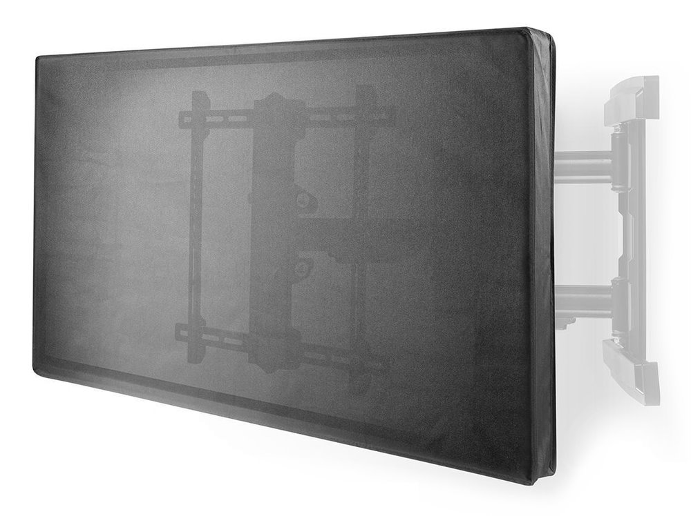 NEDIS venkovní kryt TV/ velikost obrazovky 40 - 42"/ Supreme Quality Oxford/ voděodolný/ 360° ochrana/ černý TVOC4042BK