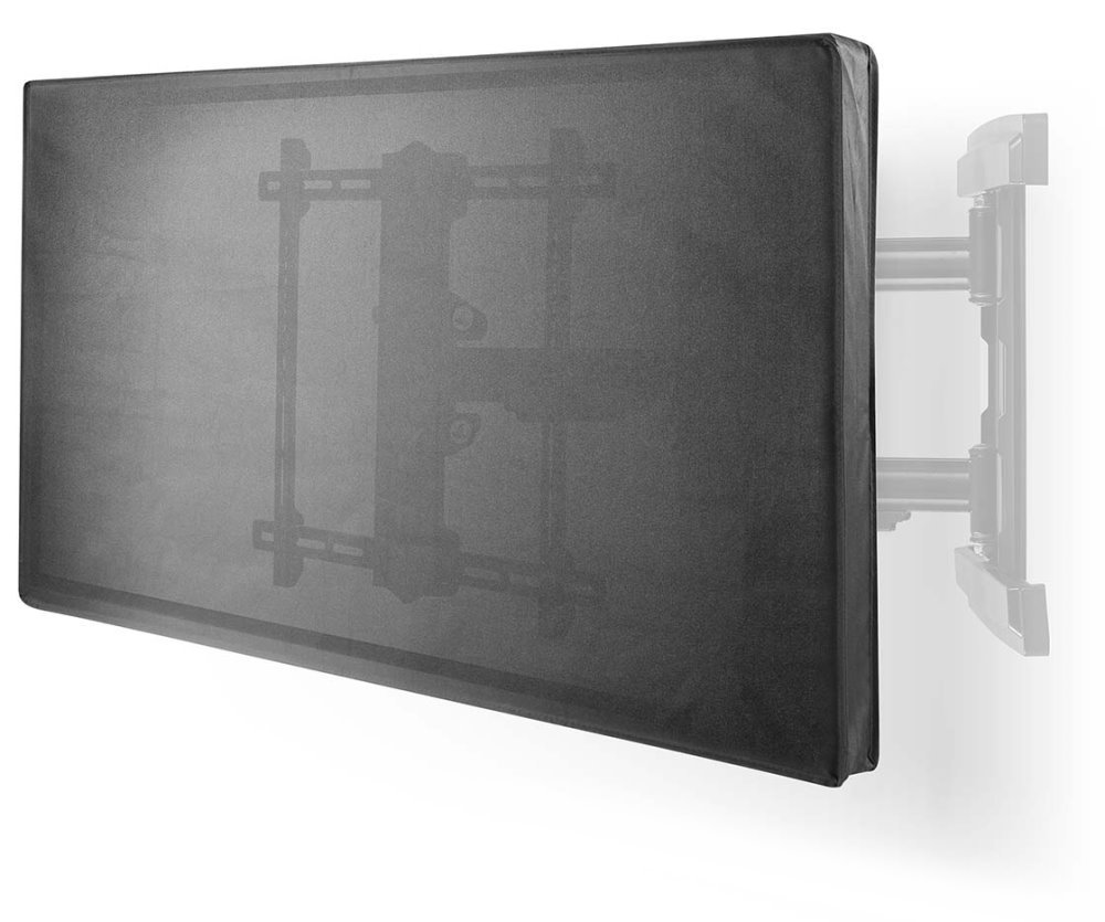 NEDIS venkovní kryt TV/ velikost obrazovky 65 - 70"/ Supreme Quality Oxford/ voděodolný/ 360° ochrana/ černý TVOC6570BK