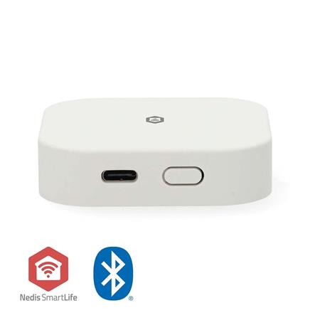 NEDIS Wi-Fi chytrá brána/ napájecí z USB/ Bluetooth/ Zigbee 3.0/ Android & iOS/ bílá WIFIZBT10WT