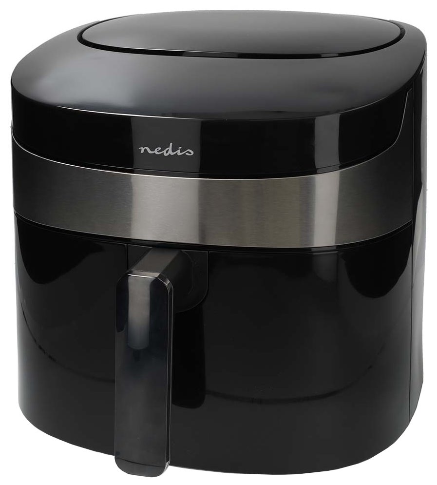 NEDIS Wi-Fi chytrá horkovzdušná fritéza/ objem 7,2 L/ 240 min. časovač/ 8 přednastavených programů/ výkon 180 KAAF180BKW