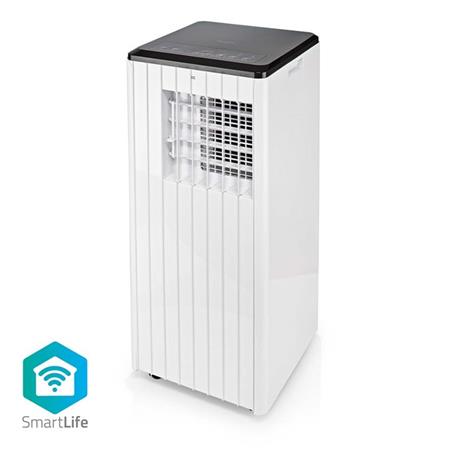 NEDIS Wi-Fi chytrá klimatizace/ 9000 BTU/ 80 m3/ odvlhčování/ 2 rychlosti/ 65 dB/ Android/ iOS/ bílá WIFIACMB3WT9