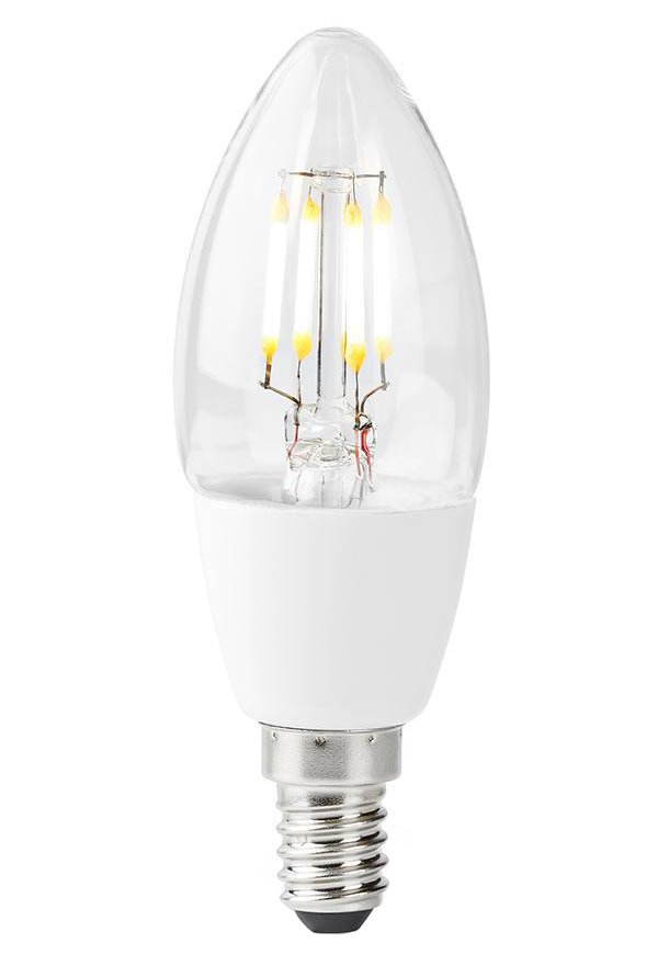 NEDIS Wi-Fi chytrá LED žárovka/ E14/ 5W/ 230V/ 400lm/ 2700K/ teplá bílá/ stmívatelná WIFILF10WTC37