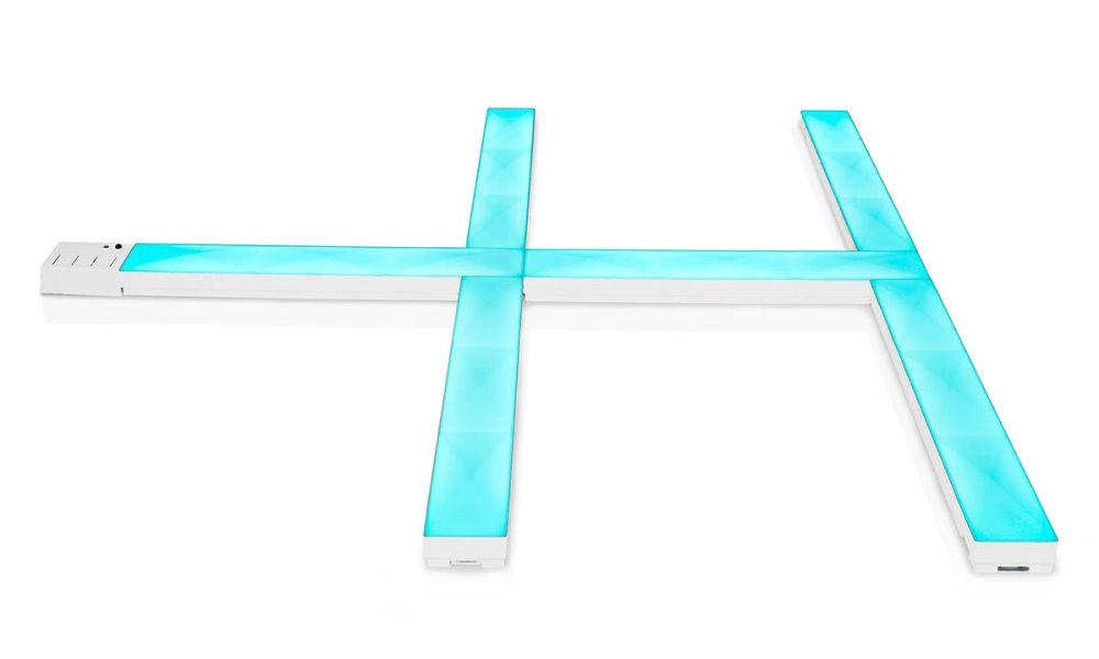NEDIS Wi-Fi chytré dekorativní světlo/ Nástěnný Bar/ 140 lm/ RGBIC / IP20/ teplá bílá/ 100000 K/ 10 W/ ABS WIFILW06RGB