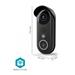 NEDIS Wi-Fi chytrý dveřní videotelefon/ 1920x1080/ 2Mpix/ IP54/ transformátor/ snímač pohybu/ noční vidění/ WIFICDP11BK