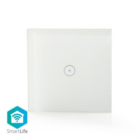 NEDIS Wi-Fi chytrý spínač osvětlení/ jednoduchý/ Android/ iOS/ Nedis® SmartLife/ bílý WIFIWS10WT