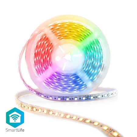 Nedis WIFILS51CRGB SmartLife Full Color LED Strip Wi-Fi | Více barev | 5000 mm | IP65 |