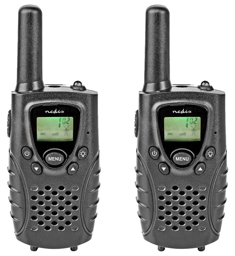 Nedis WLTK0800BK - vysílačka, 8 km, 2 ks