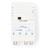 NEDIS zesilovač CATV/ maximální zesílení 25 dB/ 47 - 694 MHz/ 2 výstupy/ konektor IEC/ bílý SAMP42222WT