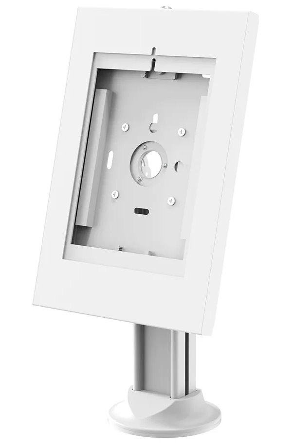 Neomounts DS15-640WH1 / desk grommet, lockable tablet casing for Apple iPad, PRO, Air & Samsung Galaxy Tab / White