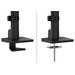Neomounts DS65S-950BL2 Neomounts NEXT One SL Desk Mount, double display, sliding VESA (topfix clamp/grommet), black