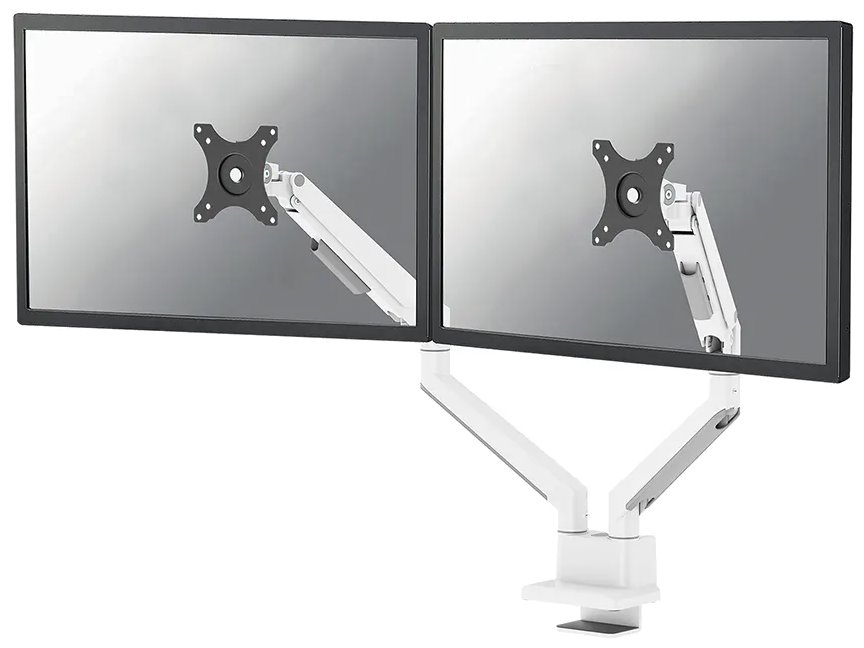 Neomounts DS70-250WH2 Neomounts NEXT Slim Desk Mount, double display (topfix clamp/grommet), white