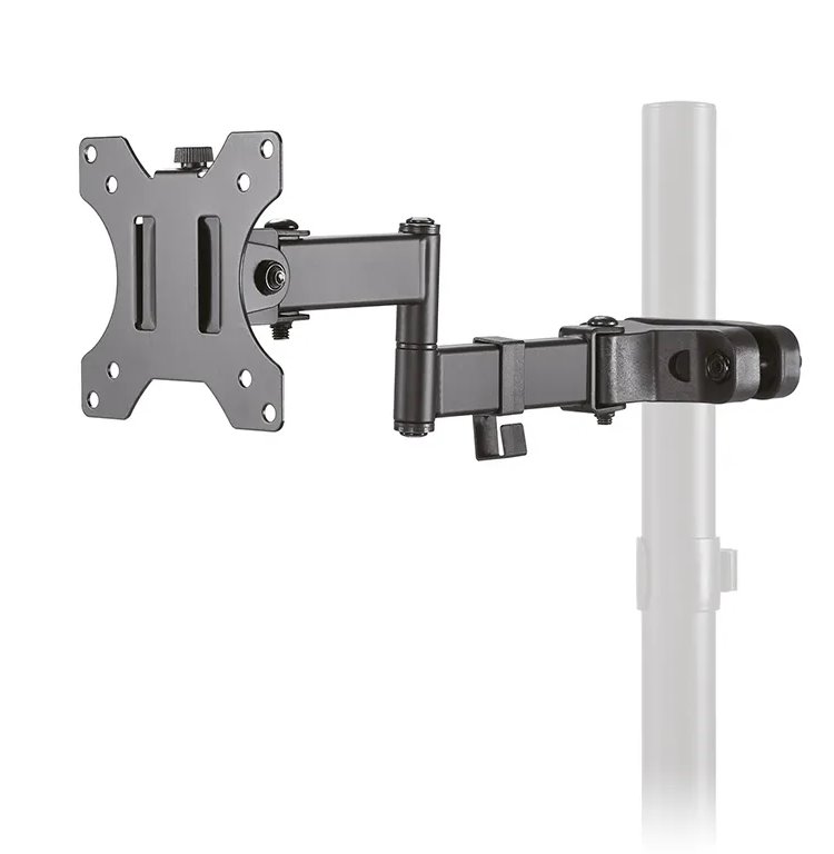 Neomounts FL40-450BL11 / Screen Pole Clamp/Truss Mount 3 pivots VESA 100x100 (pole diameter 28-60 mm) / Black