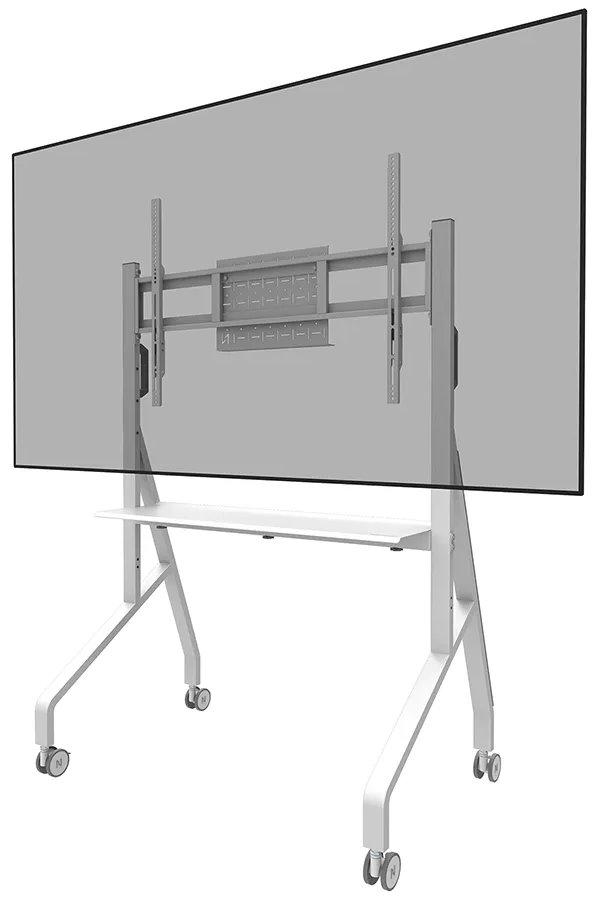 Neomounts FL50-525WH1 /Držák displeje/vozík/55-86"/4 kolečka/VESA 900X600/nosn. 76kg/nast.výšky/bílý