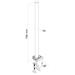 Neomounts FPMA-D935POLE / Clamp and pole (70 cm) FPMA-D935 & FPMA-D935D / Silver