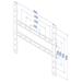 Neomounts FPMA-VESA425 / VESA Conversion Strips - VESA 100 to 200x100, 200x200, 400x200, 400x400 / Black
