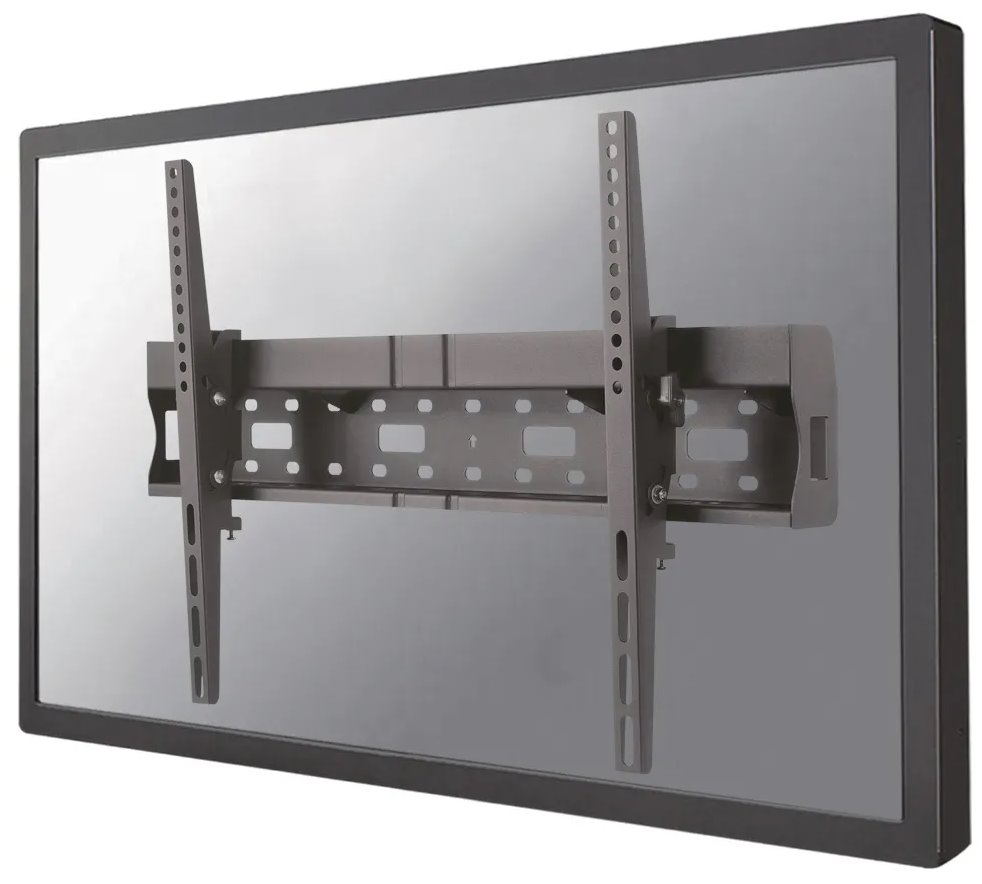 Neomounts LFD-W2640MP / Flat Screen Wall Mount (tiltable) Incl. storage for Mediaplayer/Mini PC / Black