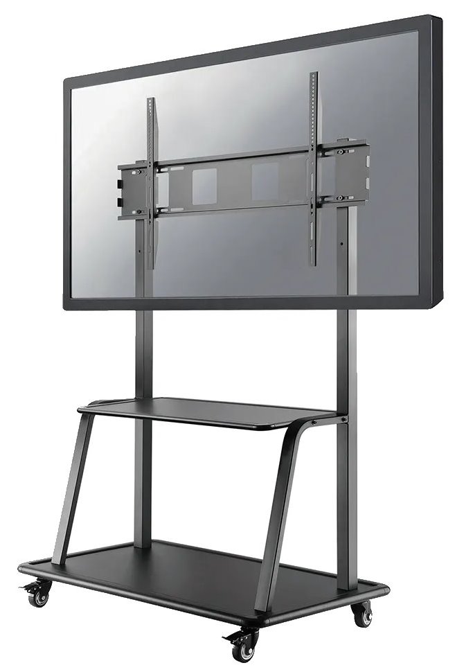 Neomounts NS-M4000BLACK / Mobile Flat Screen Floor Stand (stand+trolley) (height: 137-153 cm) box 1/2 / Black