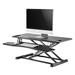 Neomounts NS-WS300BLACK / Workstation - sit-stand workplace (height adjustment: 11-51 cm) / Black