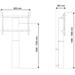 Neomounts PLASMA-W2250BLACK / Motorised Floor Stand/Wall Mount - VESA 200x200 up to 800x600 / Black