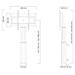 Neomounts PLASMA-W2500SILVER / Motorised Floor Stand/Wall Mount - VESA 200x200 up to 800x600 / Silver