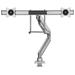 Neomounts Select NM-D775DXSILVER / Flat Screen Desk mount (10-32") desk clamp/grommet / Silver