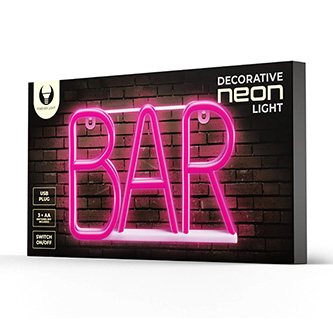 Neon LED BAR pink Bat + USB FLNE24 Forever Light RTV100301