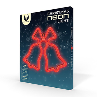 Neon LED CHRISTMAS BELLS red FLNE17 Forever Light RTV100257