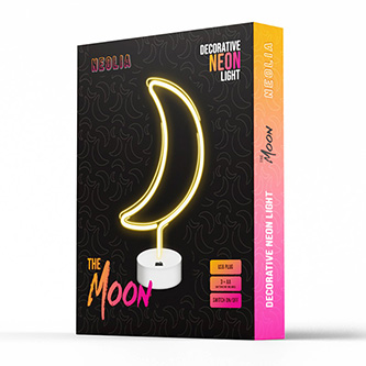 Neon on a stand MOON white NNE06 Neolia RTV100279