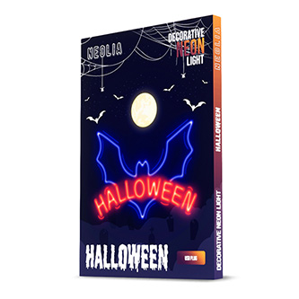 Neon PLEXI LED HALLOWEEN blue red NNE17 Neolia RTV100280