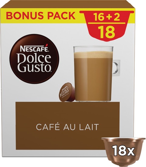Nescafé Dolce Gusto Café au Lait 18 ks 8445290626349