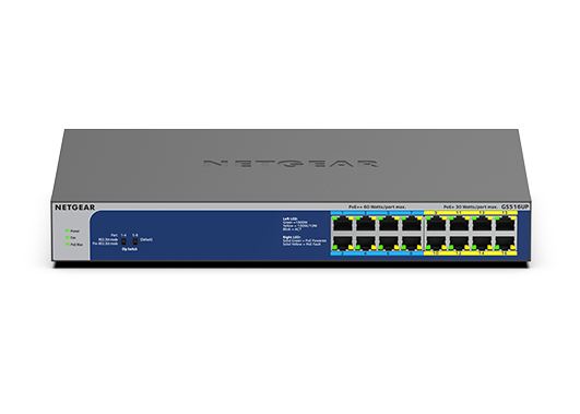 NETGEAR 16PT GE U60 POE++ UM SWITCH GS516UP-100EUS