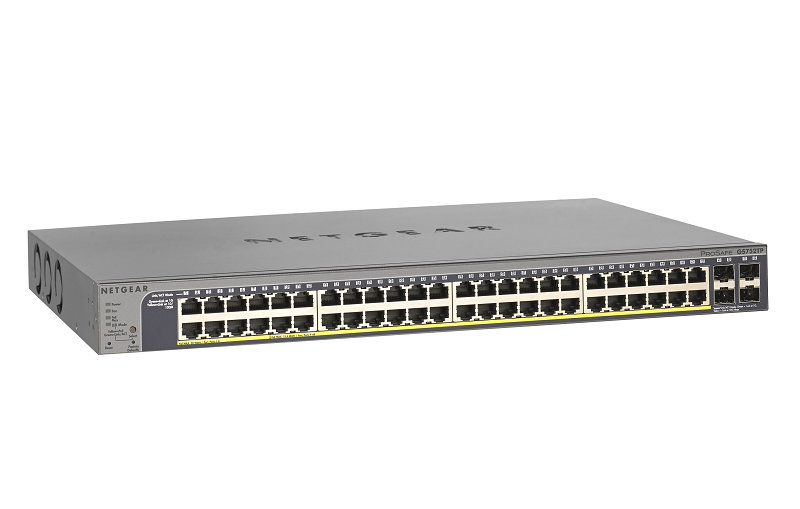 NETGEAR, 52PT GE POE+SMART SWCH GS752TP-200EUS