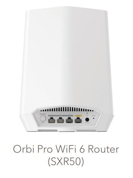 NETGEAR 5PT ORBI PRO AX5400 MESH, ROUT SXR50-100EUS