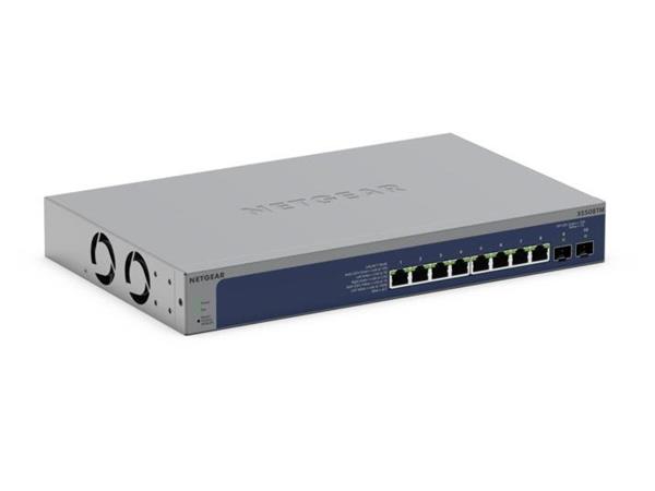 Netgear 8-Port 10G/Multi-Gigabit Ethernet Smart Switch with 2 10G SFP+ Ports - XS508TM XS508TM-100EUS