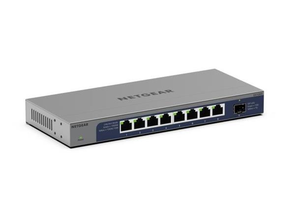 Netgear 8P Gbit Unmanaged Switch, 1x 10G SFP+ GS108X-100EUS