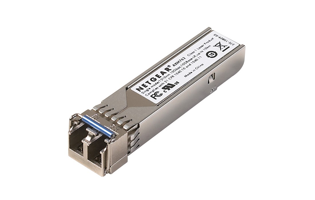 NETGEAR ProSafe AXM762 - Modul SFP+ vysílače - 10 GigE - 10GBase-LR - jednoduchý režim LC - až 300 AXM762P10-10000S