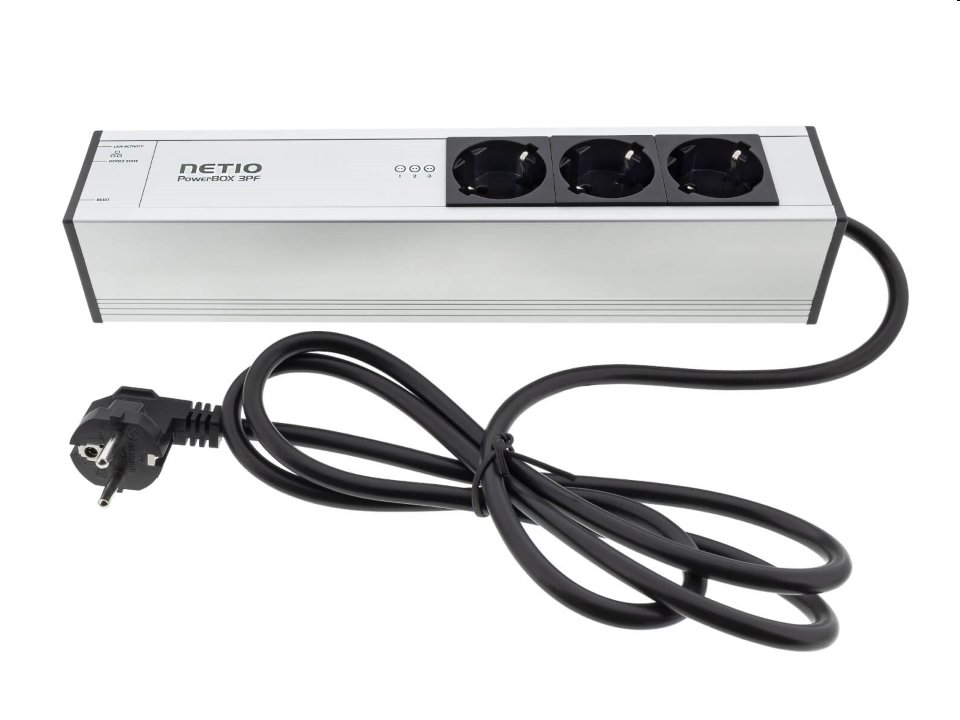 NETIO PowerBox 3PF napájecí panel 3x 230V s managementem (zásuvka DE - schuko)