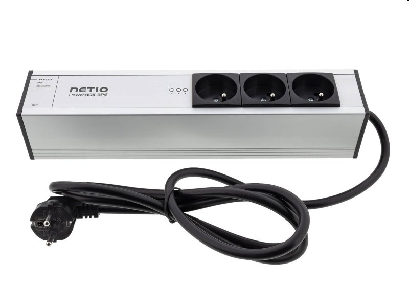 NETIO PowerBox 3PF napájecí panel 3x 230V s managementem (zásuvka FR, PL, CZ, SK) POWERBOX 3PE