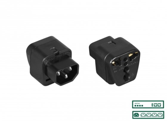 NETIO PWR adapter UNI to IEC-320 PPDU-AD-UNI-IEC320