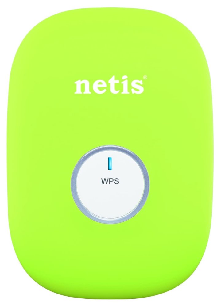 NETIS E1+ Range Extender/ 300Mbps/ 802.11b/g/n/ 2.4GHz/ zelený E1+ green