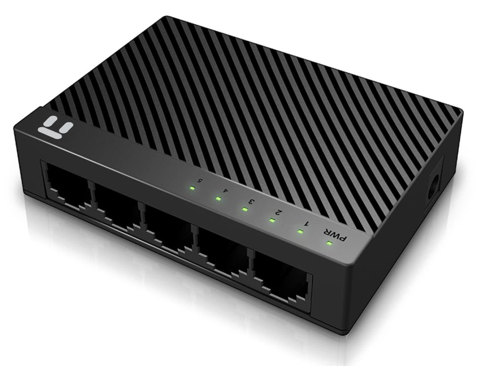 Netis ST3105C Switch 5x 10/100Mbps, miniaturní