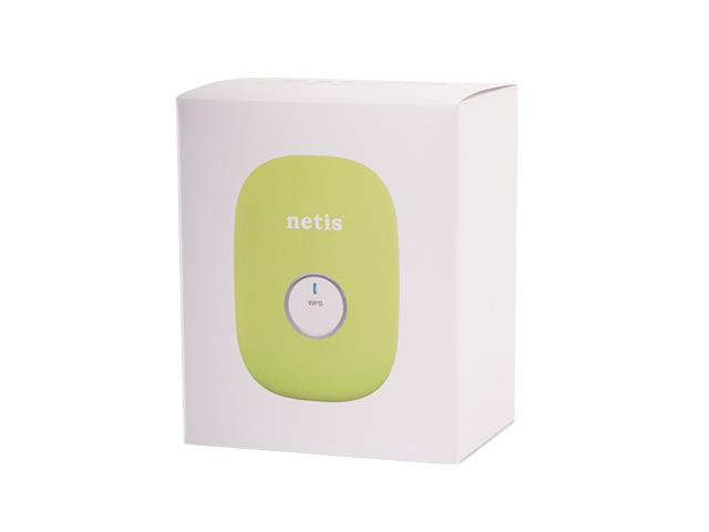 Netis WIFI Repeater / Extender 300Mbps, RJ45, green E1+(GREEN)