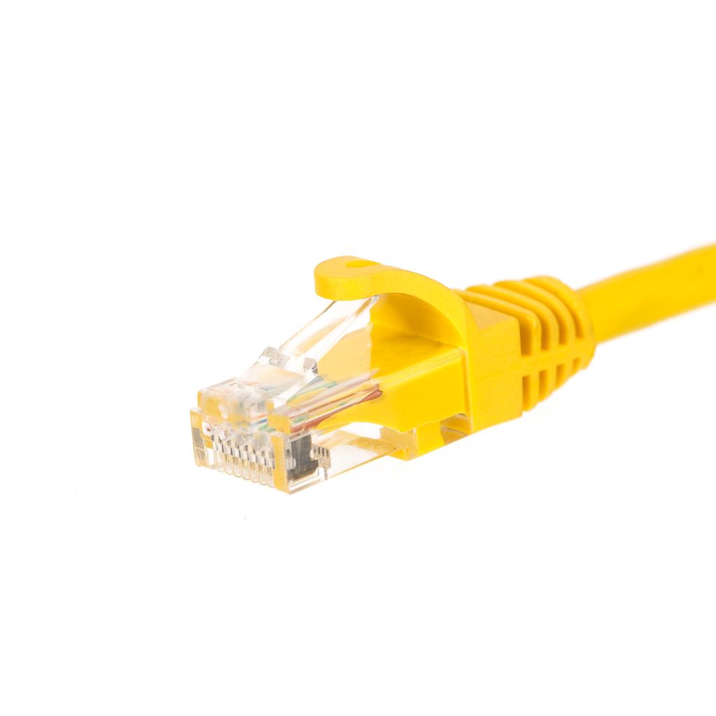 Netrack patch kabel cat.5e RJ45 1,5m žltý