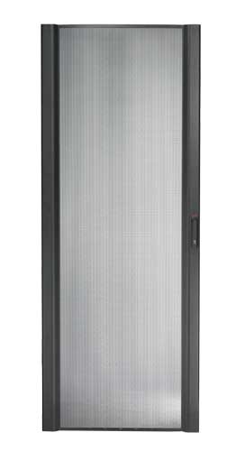 NetShelter SX 48U 750mm Wide Perforated Curved Door Black AR7057A