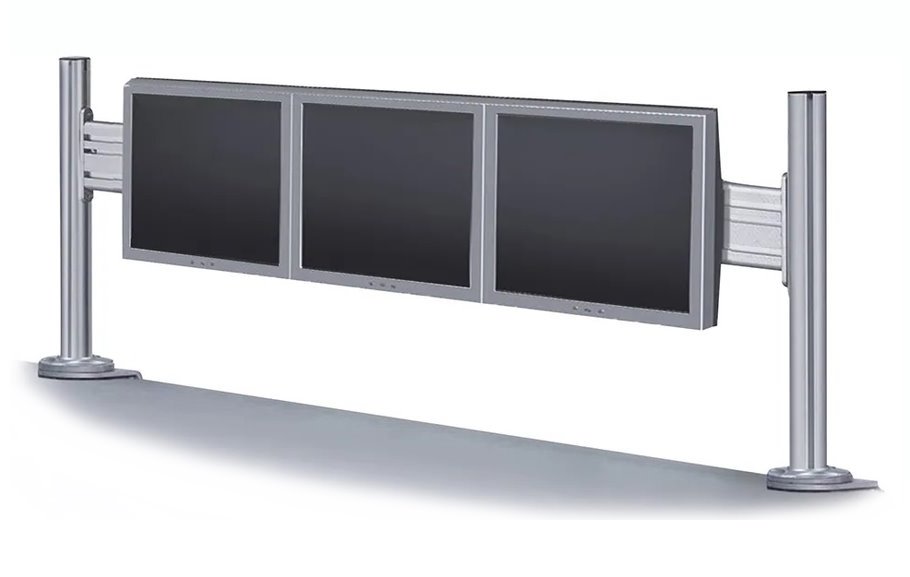 NewStar Flat Screen Desk Toolbar for 3 screens (43 x 100 cm) FPMA-DTB100