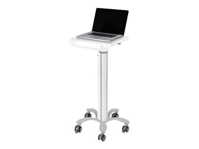 NewStar Mobile Laptop Cart, Height 80-105cm (manual) - White - Vozík pro notebook (počítač) - zdrav MED-M050