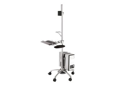 NewStar Mobile Work Station Floor Stand FPMA-MOBILE1800 - Vozík pro LCD displej / klávesnice / myš