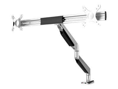 NewStar NeoMounts NM-D725DXSILVER - Montáž na stůl pro 2 LCD / plasma panels (full-motion) - stříbr