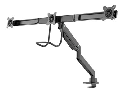 NewStar NeoMounts NM-D775DX3BLACK - Montáž na stůl pro 3 LCD displeje (full-motion) - černá - velik