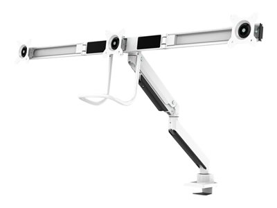 NewStar NeoMounts NM-D775DX3WHITE - Montáž na stůl pro 3 LCD displeje (nastavitelné rameno s plným